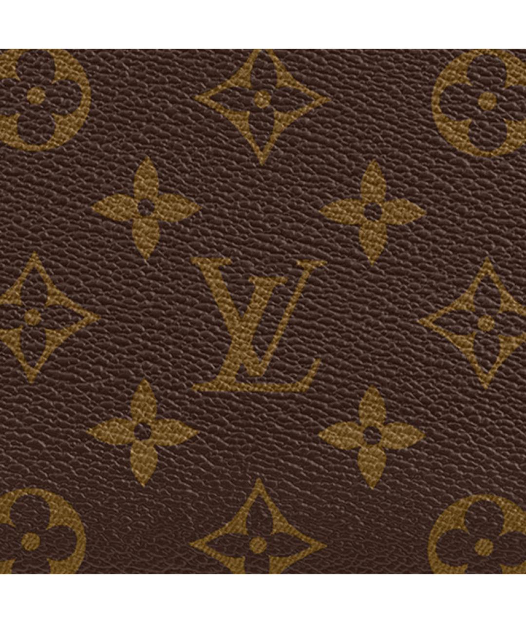 LOUIS VUITTON Коричневая сумка с короткими ручками, фото 5