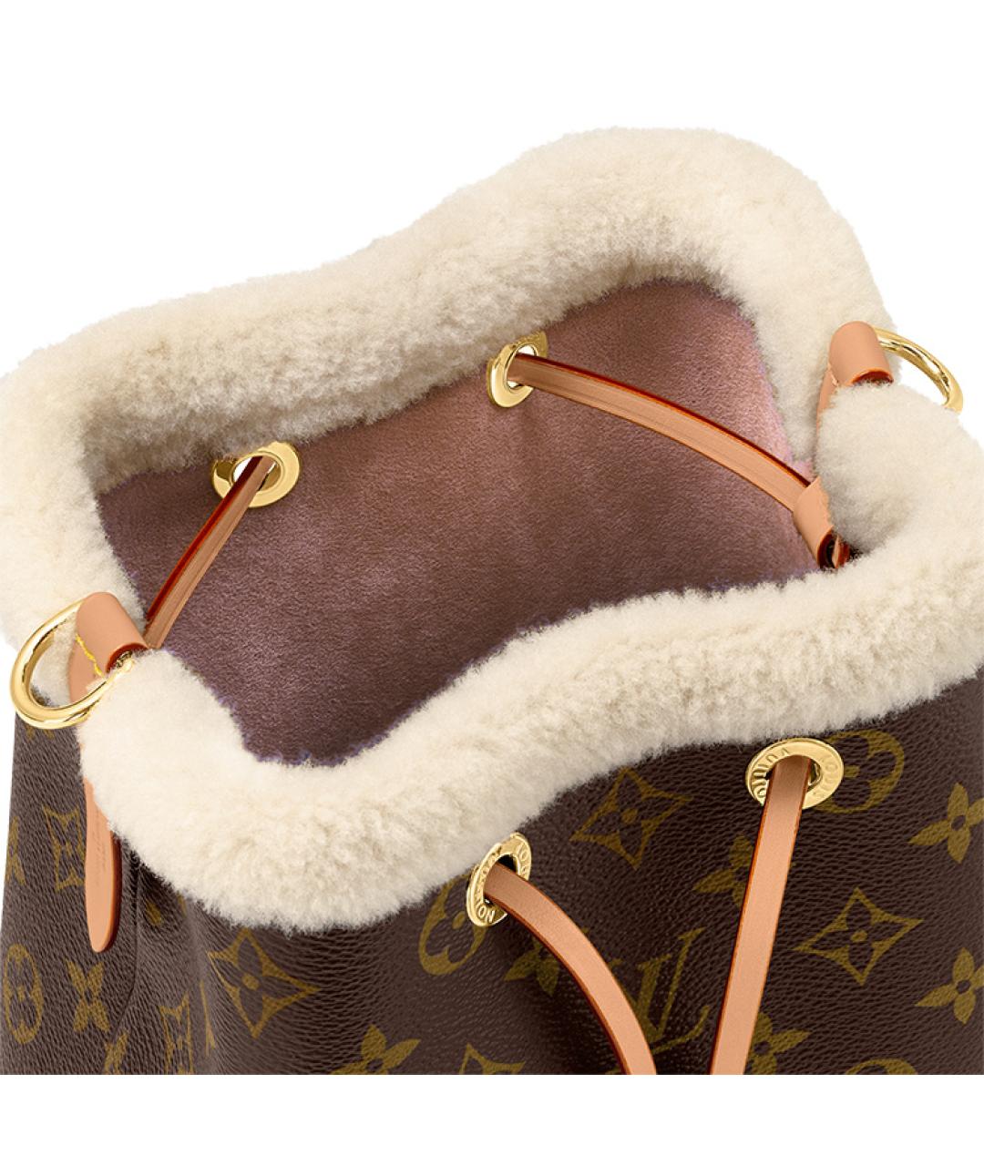 LOUIS VUITTON Коричневая сумка с короткими ручками, фото 7