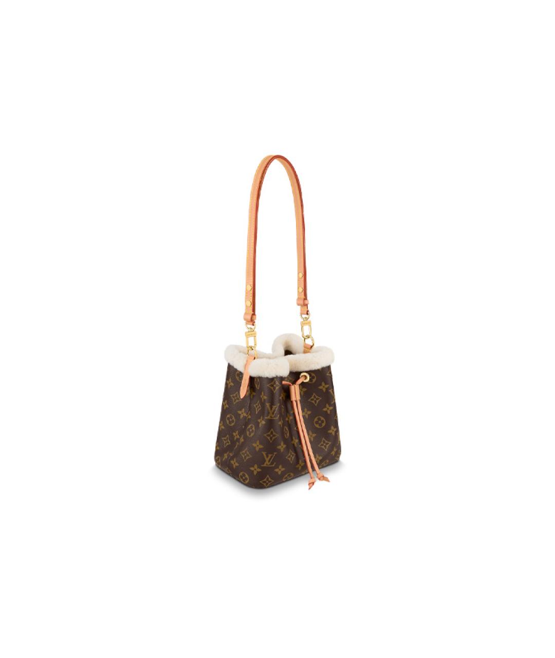 LOUIS VUITTON Коричневая сумка с короткими ручками, фото 2