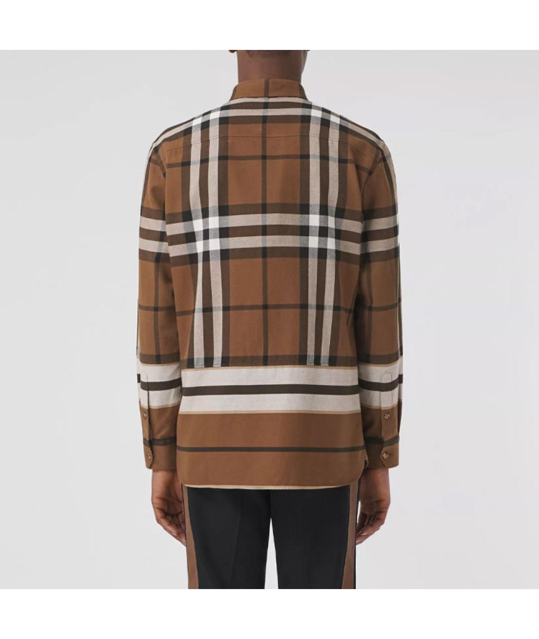 BURBERRY Мульти хлопковая кэжуал рубашка, фото 5