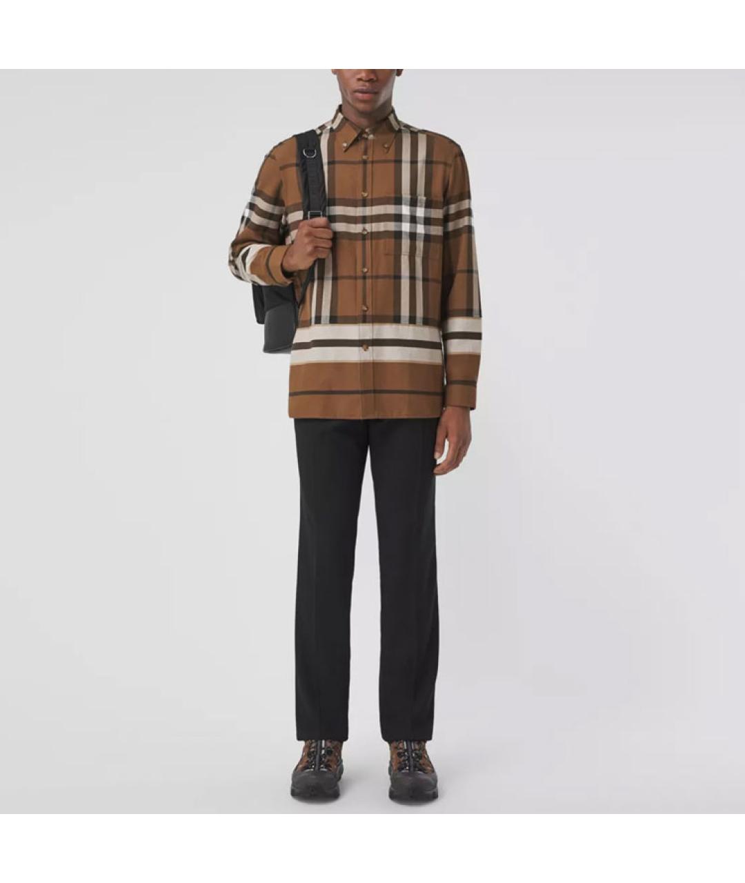 BURBERRY Мульти хлопковая кэжуал рубашка, фото 2