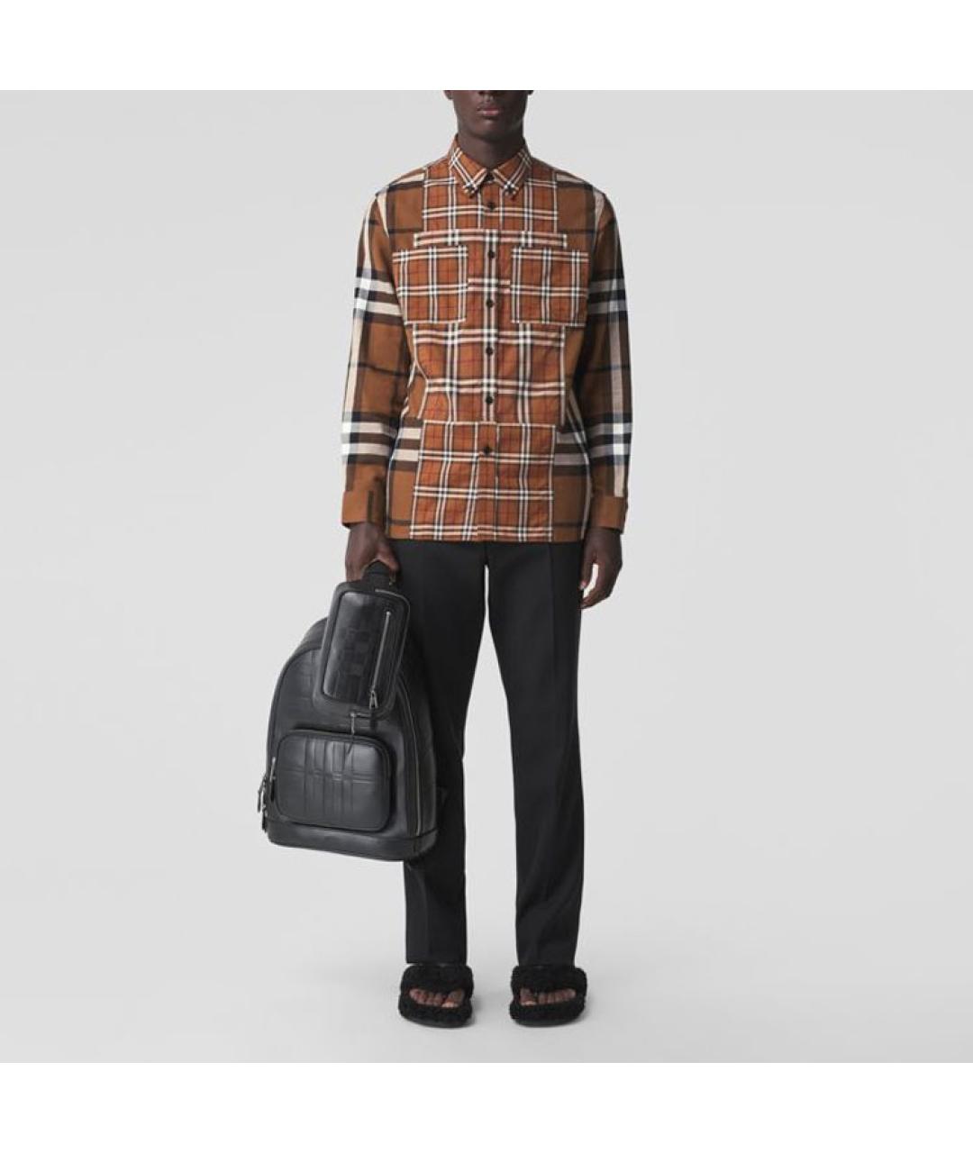 BURBERRY Мульти хлопковая кэжуал рубашка, фото 2