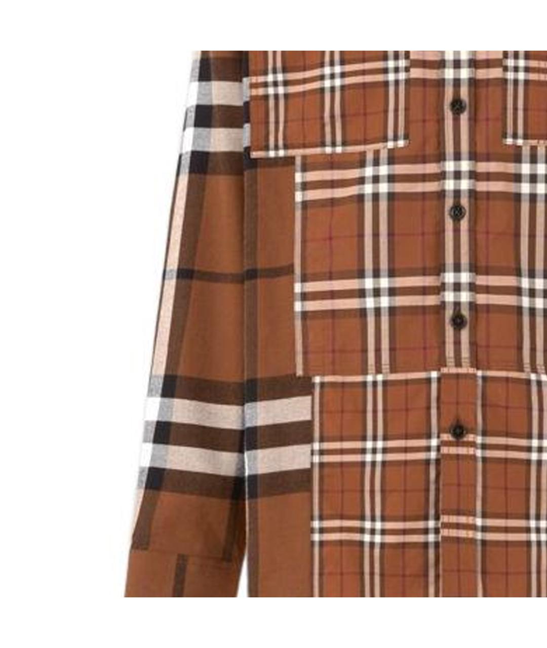 BURBERRY Мульти хлопковая кэжуал рубашка, фото 5