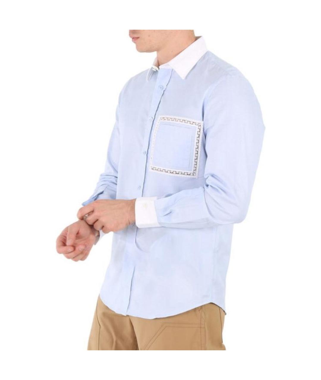 BURBERRY Синяя кэжуал рубашка, фото 3