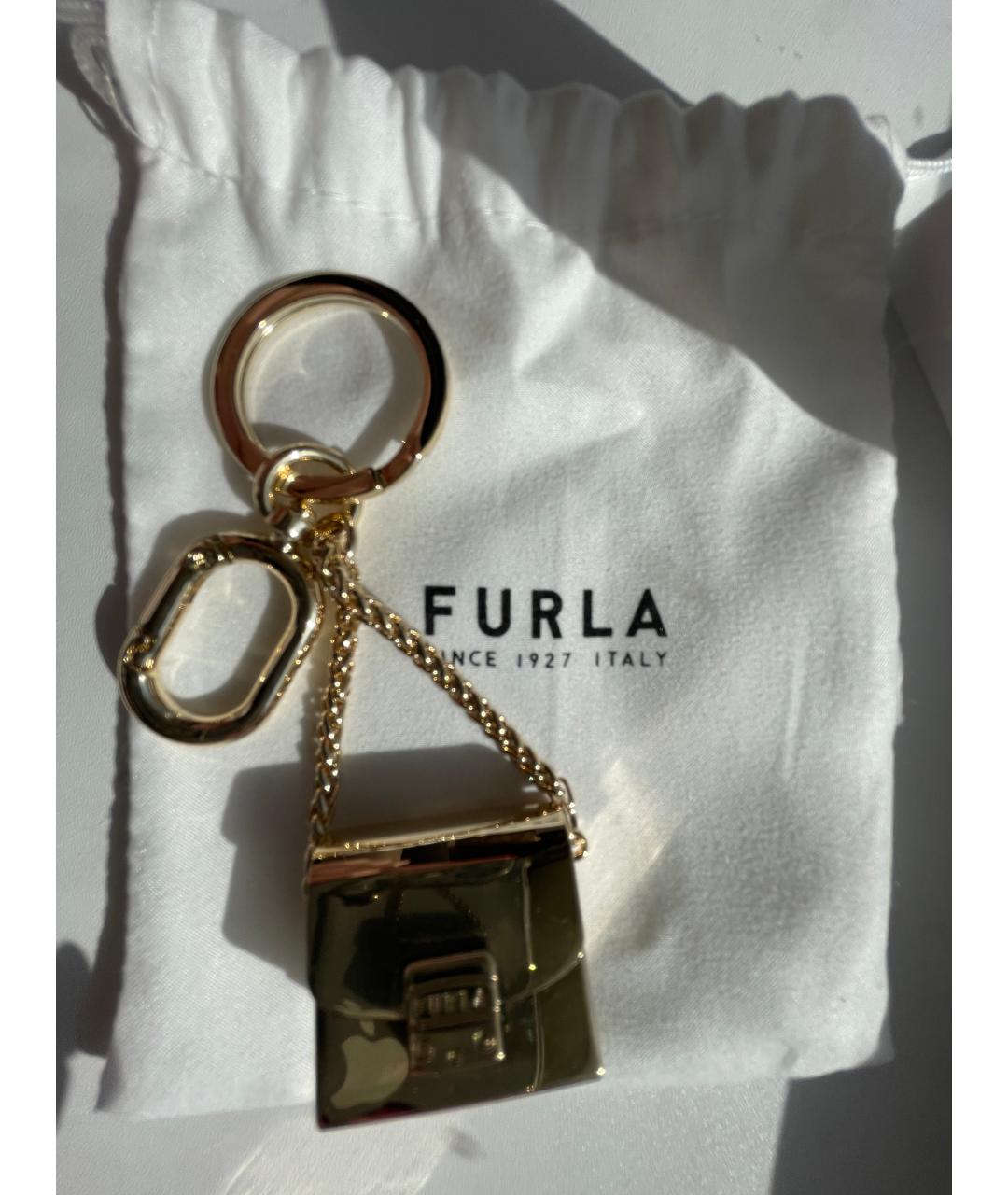 FURLA Золотой брелок, фото 4