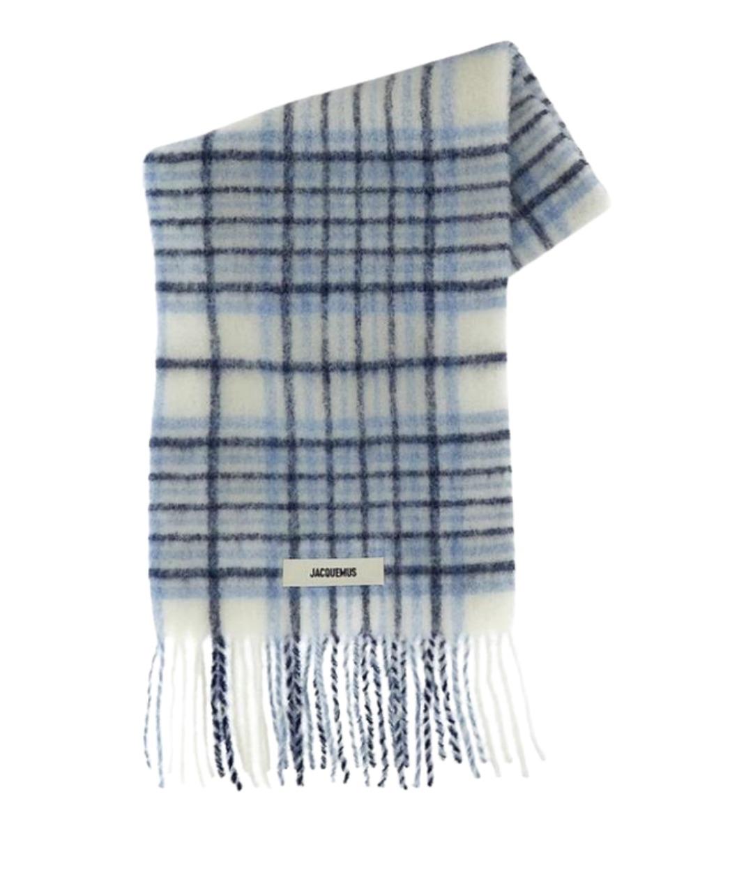 JACQUEMUS Голубой шарф, фото 1