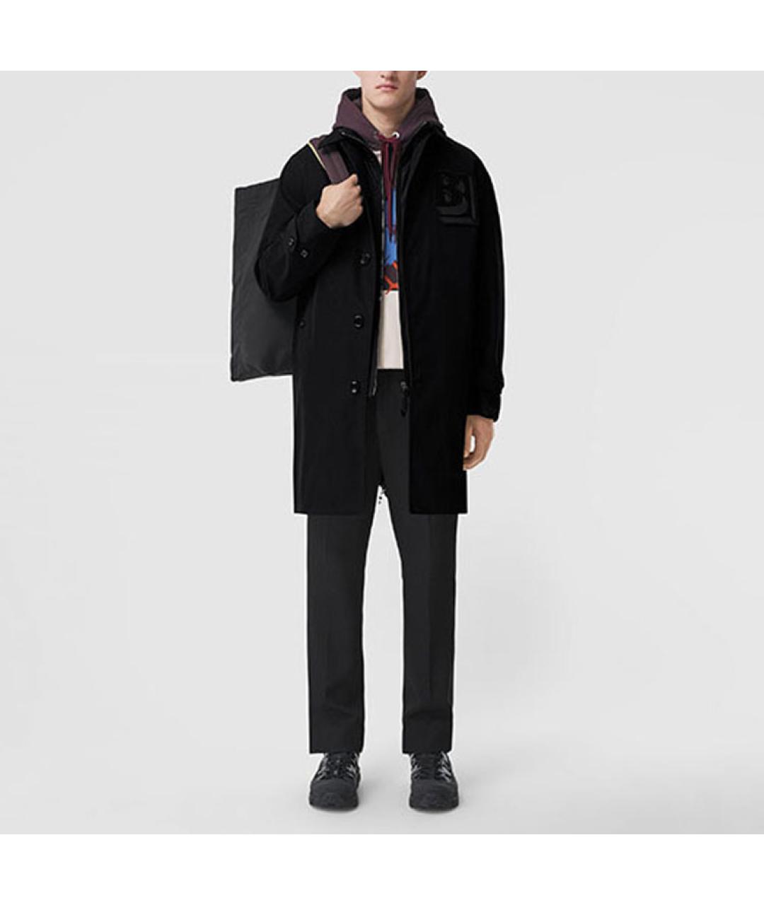 BURBERRY Черный тренч / плащ, фото 3