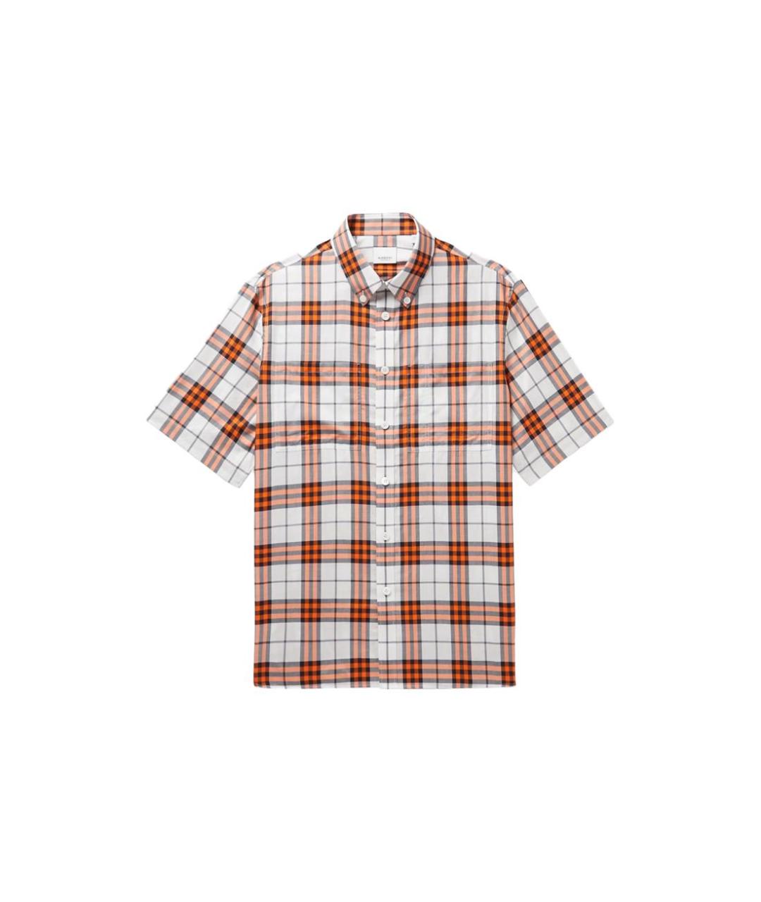 BURBERRY Красная хлопковая кэжуал рубашка, фото 5