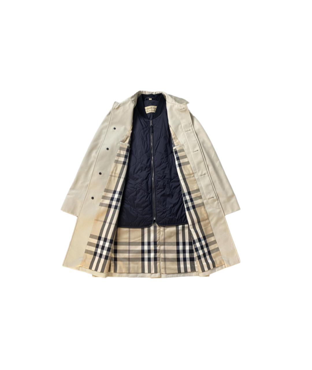BURBERRY Бежевый тренч / плащ, фото 3