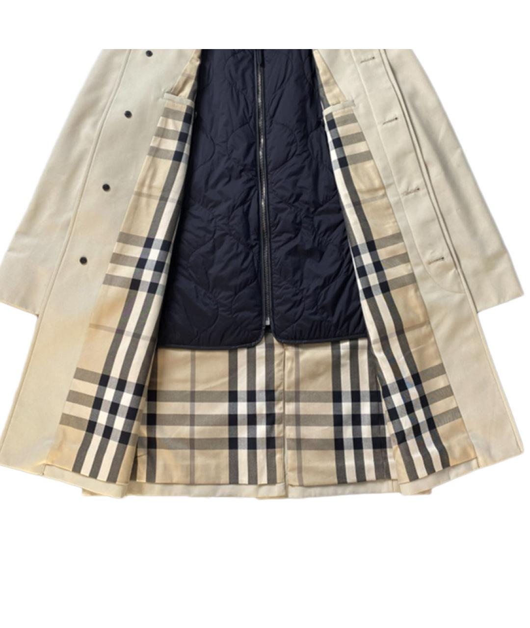 BURBERRY Бежевый тренч / плащ, фото 6