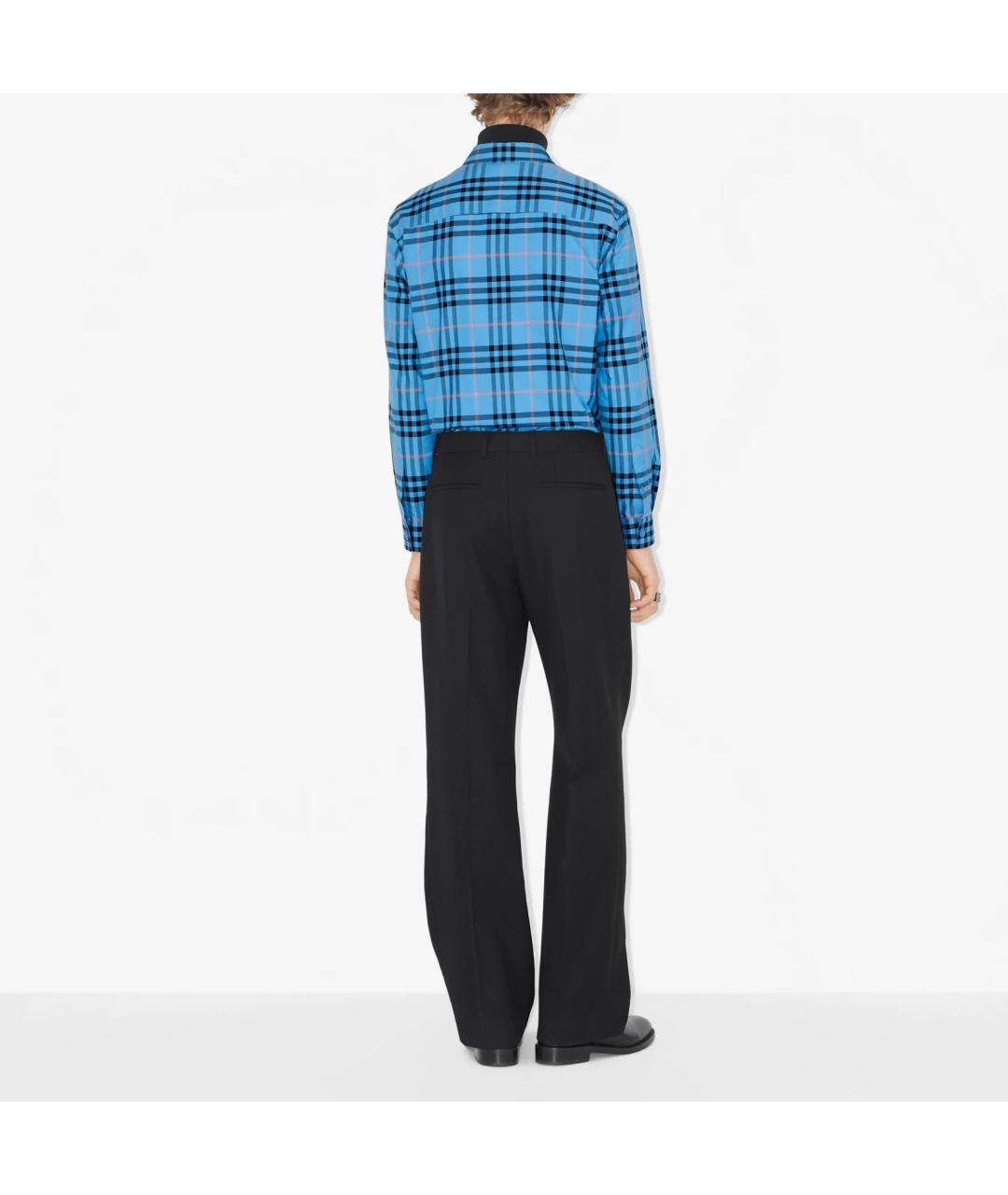 BURBERRY Синяя кэжуал рубашка, фото 3
