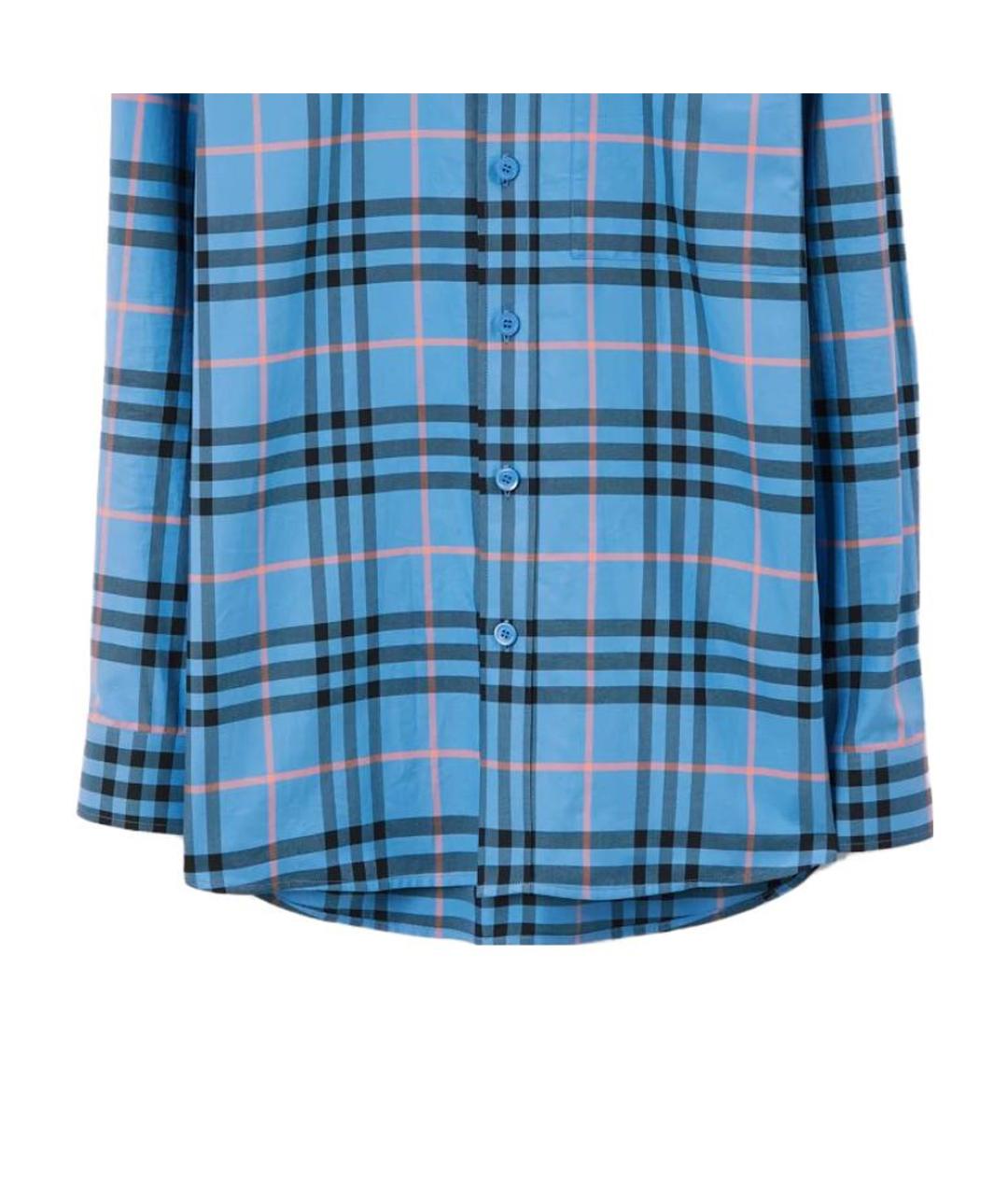 BURBERRY Синяя кэжуал рубашка, фото 6