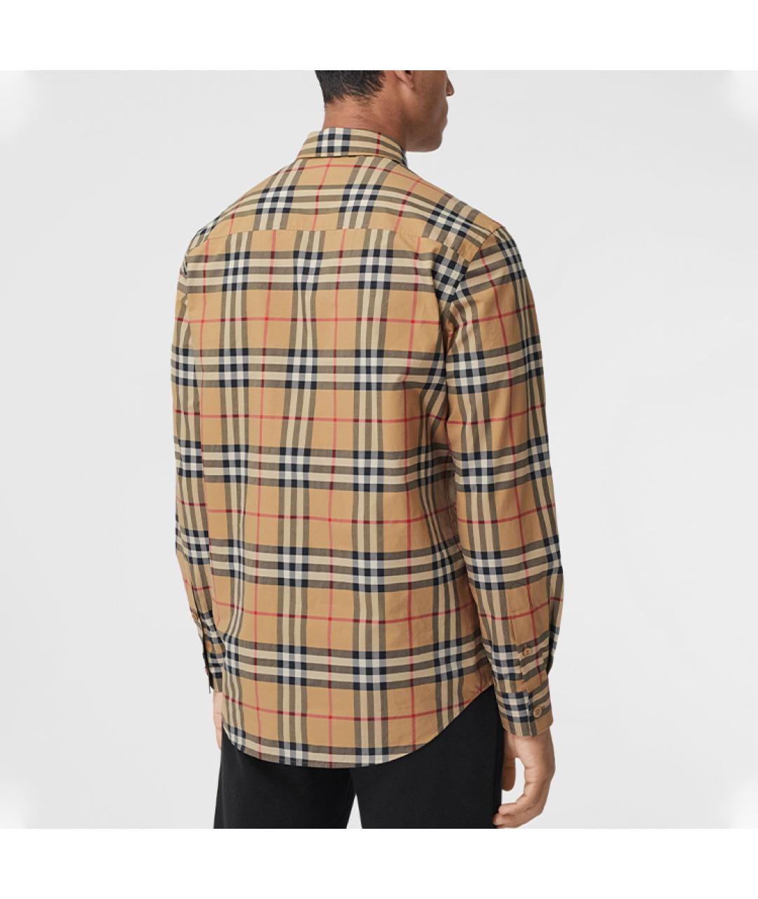 BURBERRY Бежевая кэжуал рубашка, фото 5