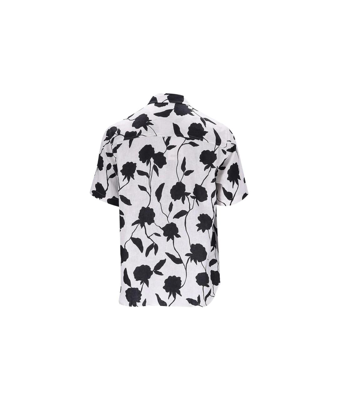 JACQUEMUS Белая льняная кэжуал рубашка, фото 2