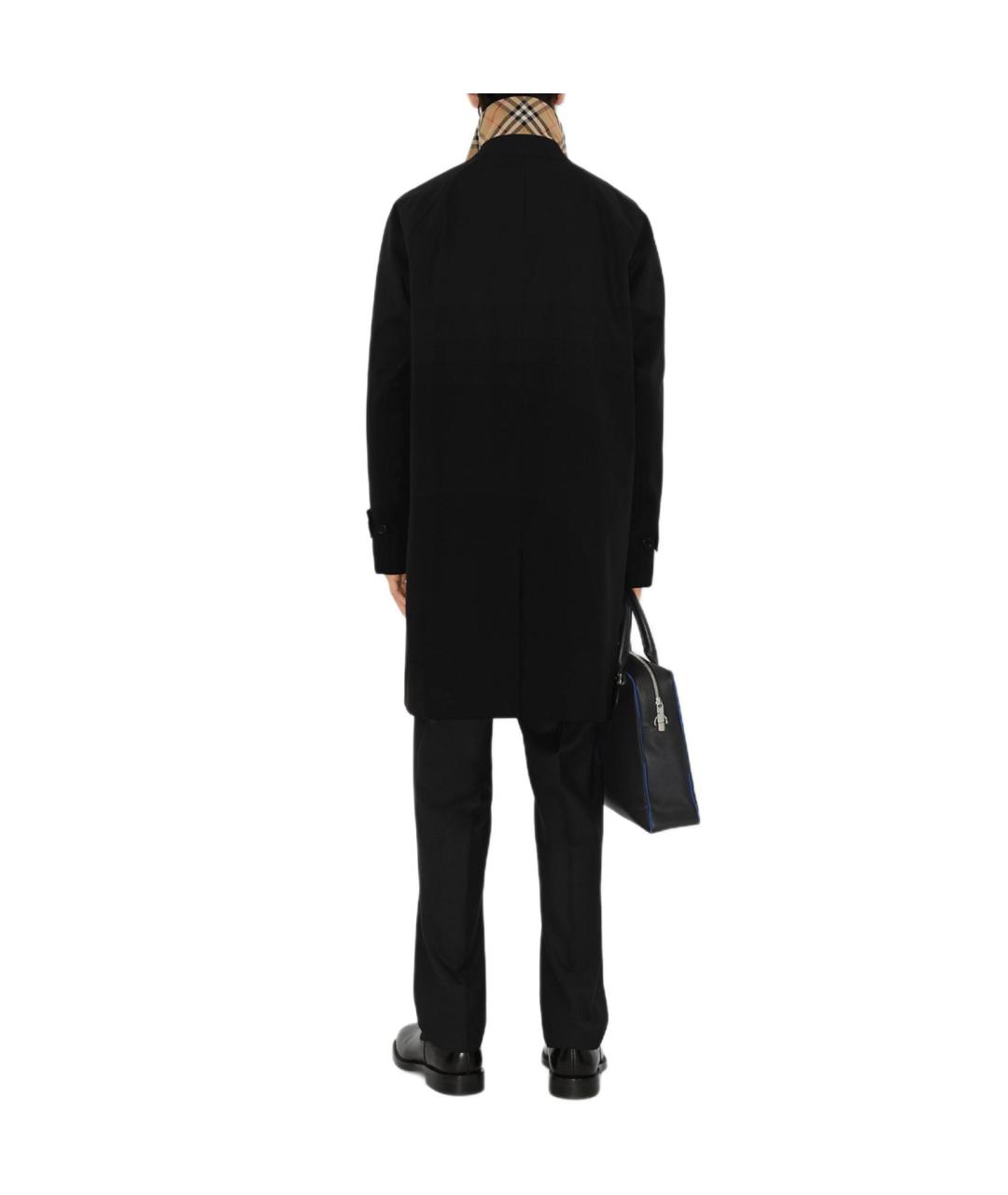 BURBERRY Черный тренч / плащ, фото 4