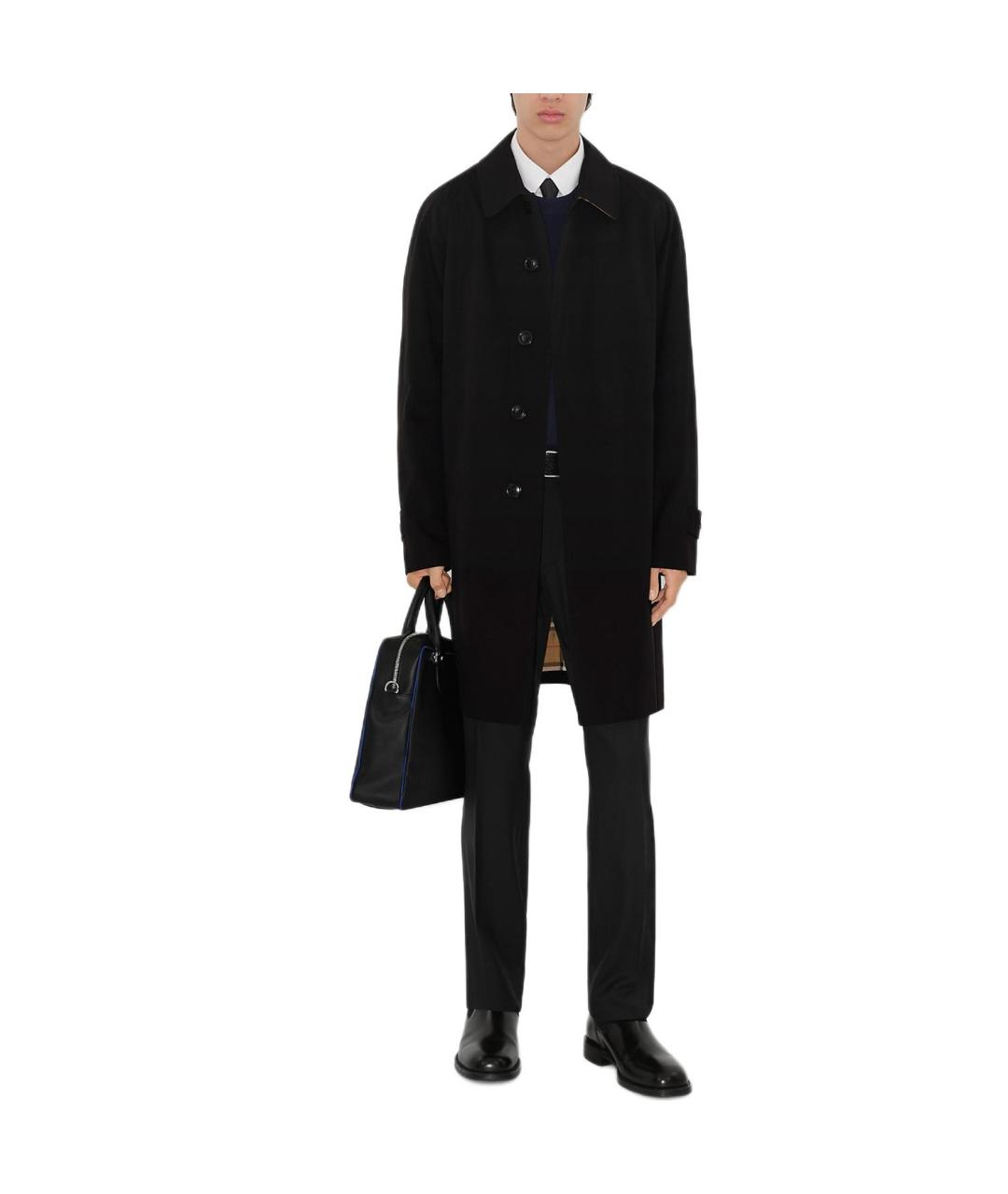 BURBERRY Черный тренч / плащ, фото 3