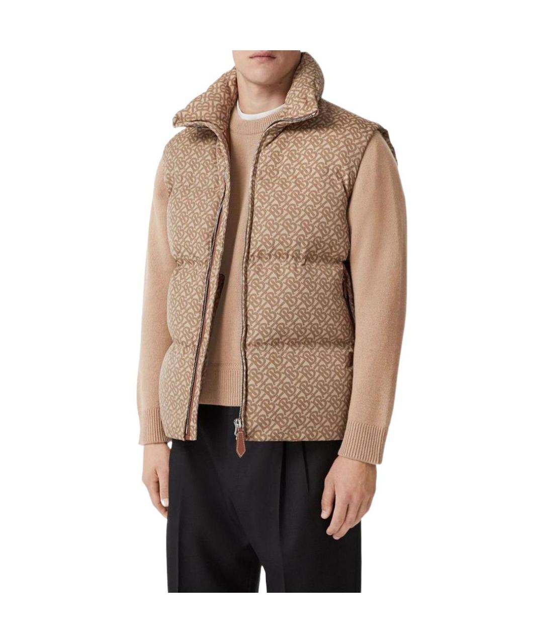 BURBERRY Бежевый жилет, фото 4