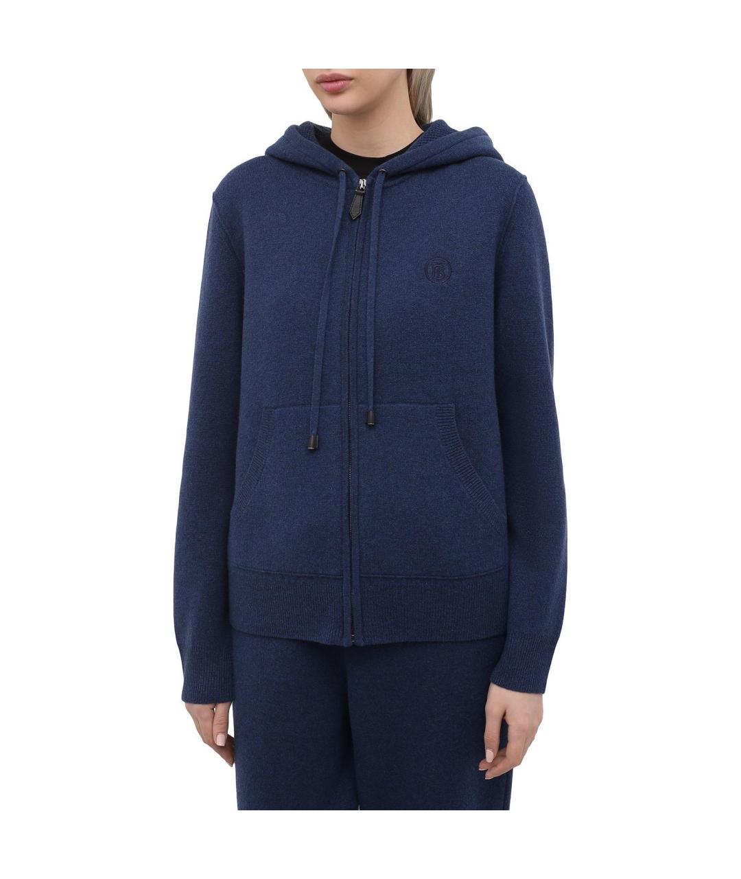 BURBERRY Темно-синяя куртка, фото 3