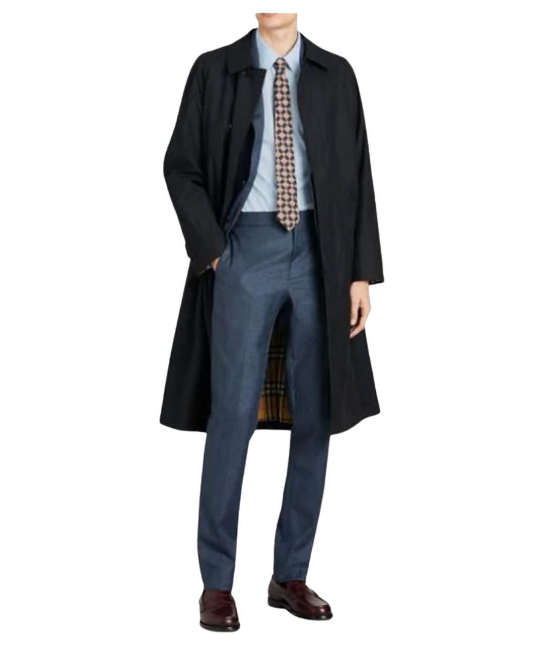 BURBERRY Голубая хлопковая классическая рубашка, фото 3