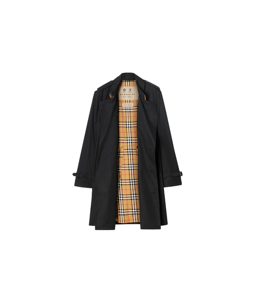 BURBERRY Черный тренч / плащ, фото 2