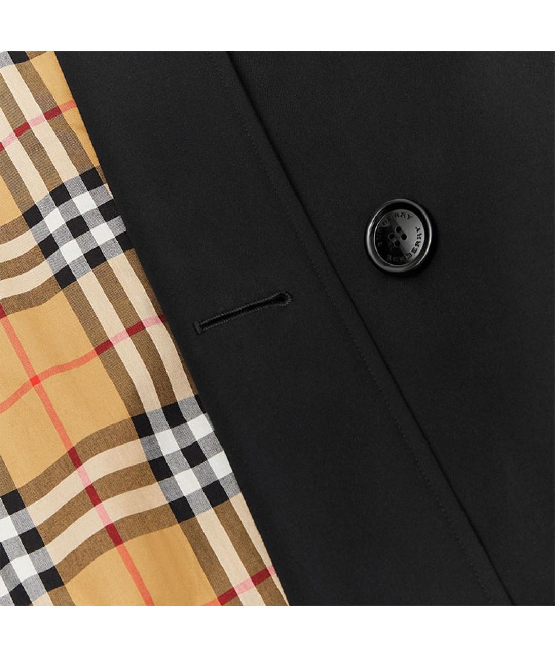 BURBERRY Черный тренч / плащ, фото 6