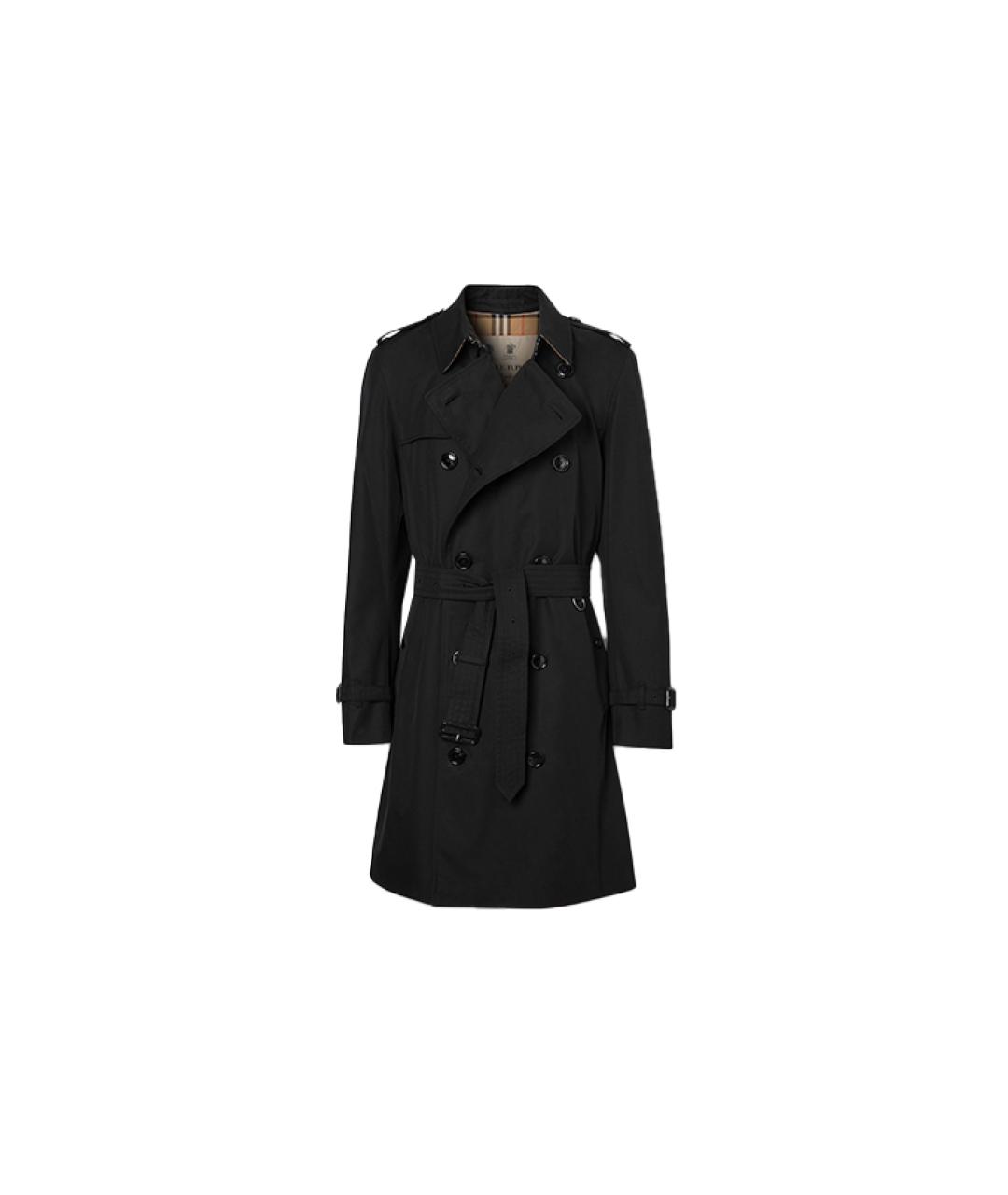 BURBERRY Черный тренч / плащ, фото 1
