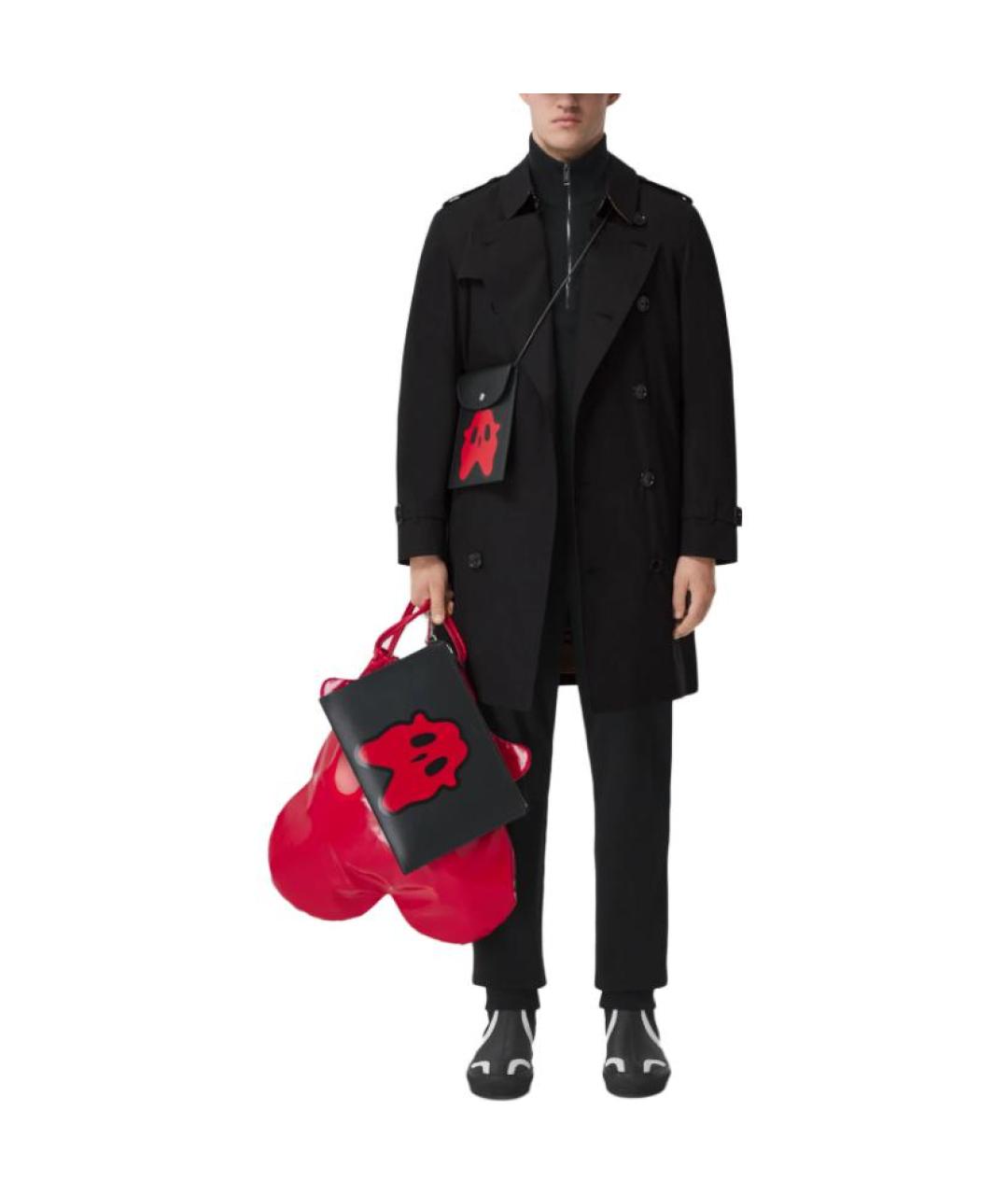 BURBERRY Черный тренч / плащ, фото 3