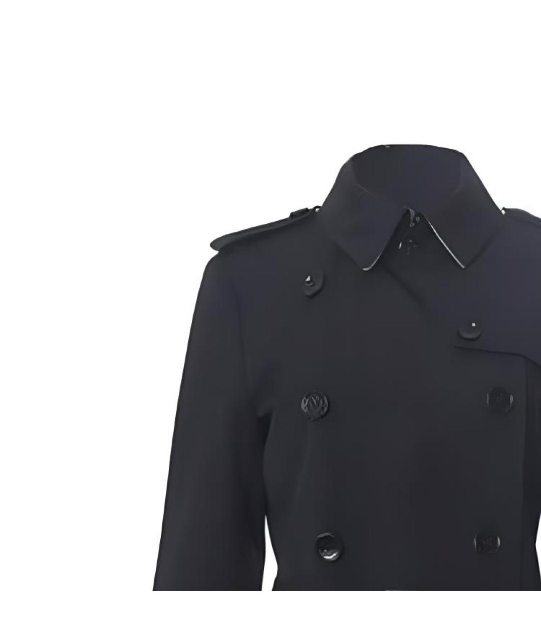 BURBERRY Черное пальто, фото 3