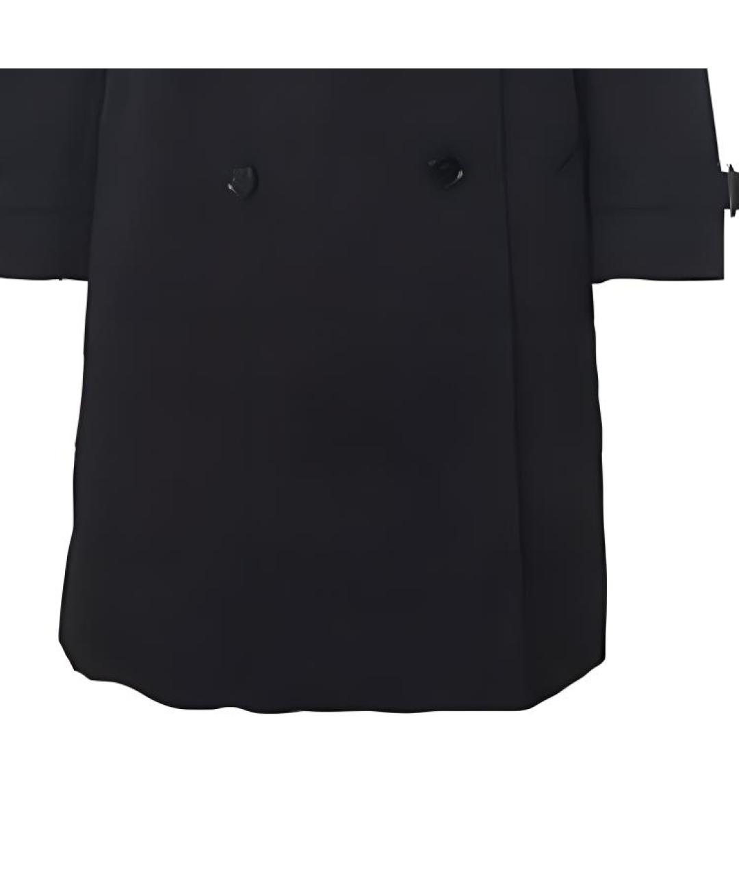 BURBERRY Черное пальто, фото 6