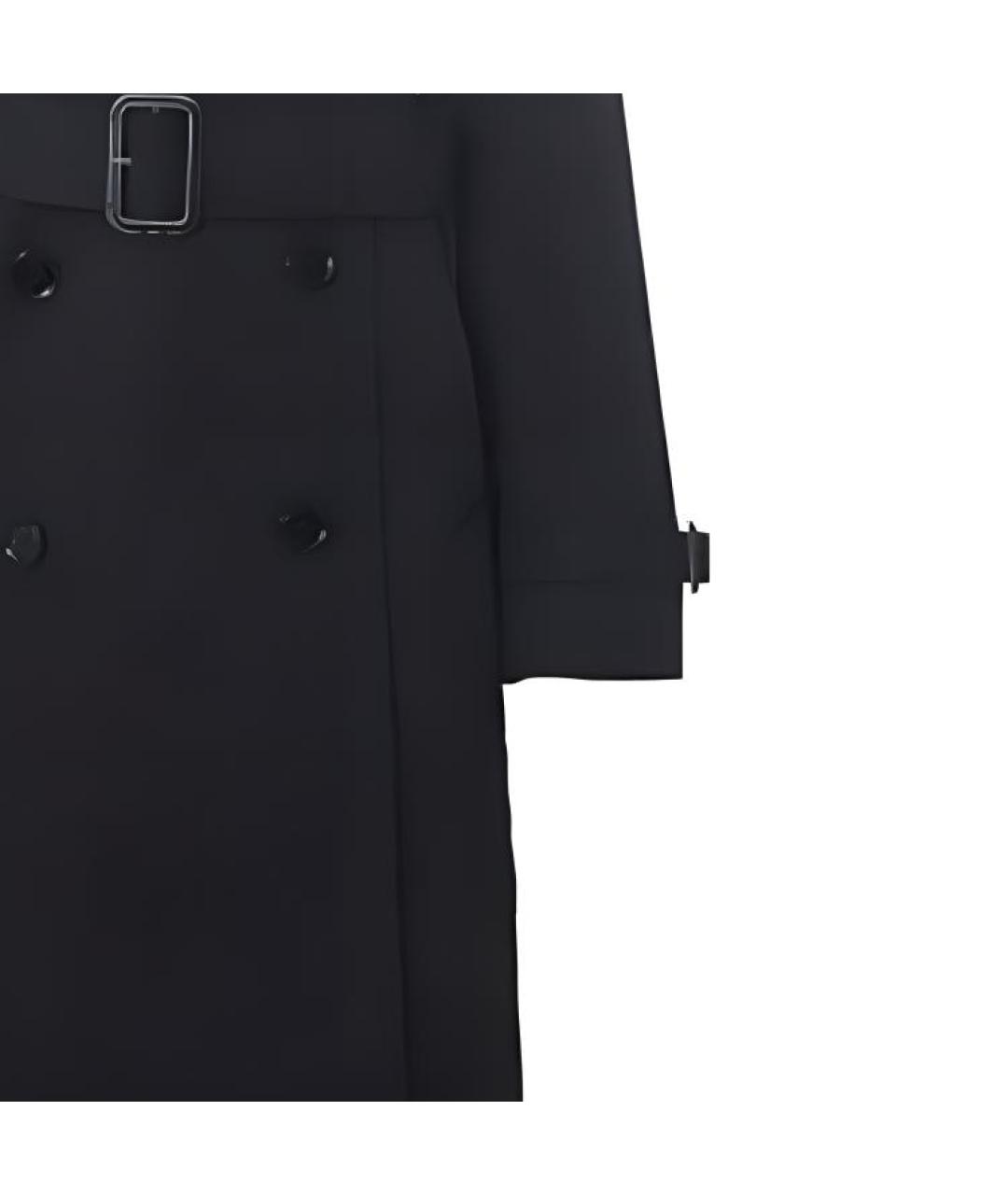 BURBERRY Черное пальто, фото 5