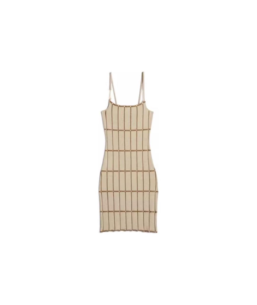JACQUEMUS Бежевое повседневное платье, фото 1