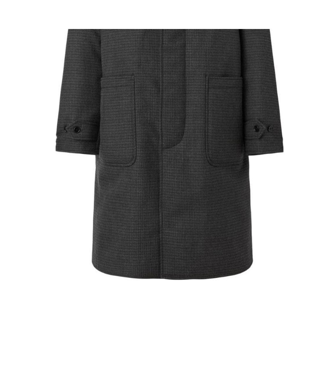 BURBERRY Черное пальто, фото 6