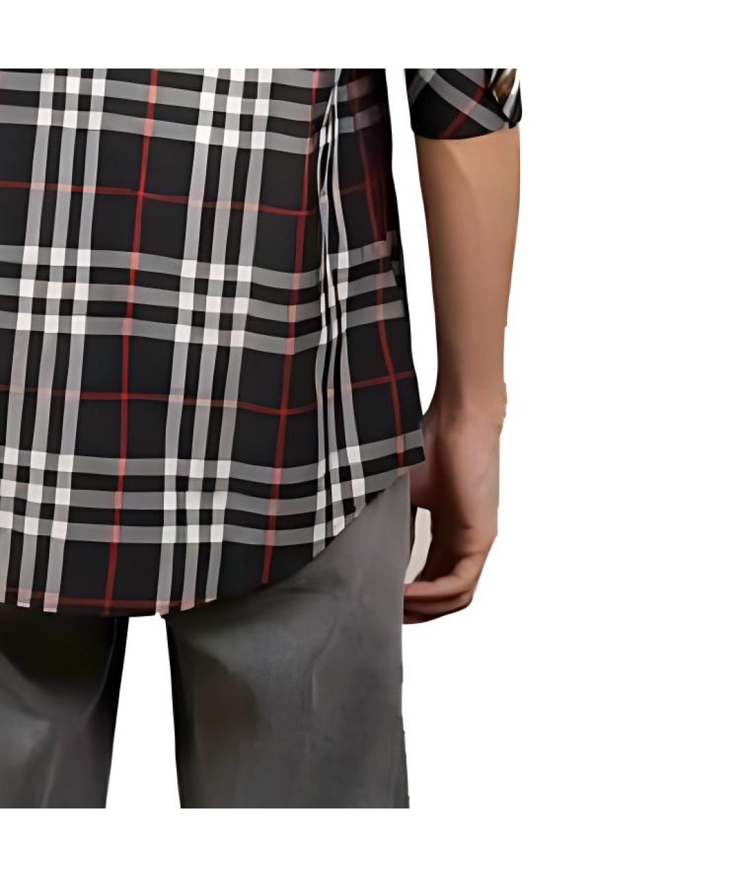 BURBERRY Мульти хлопковая кэжуал рубашка, фото 6