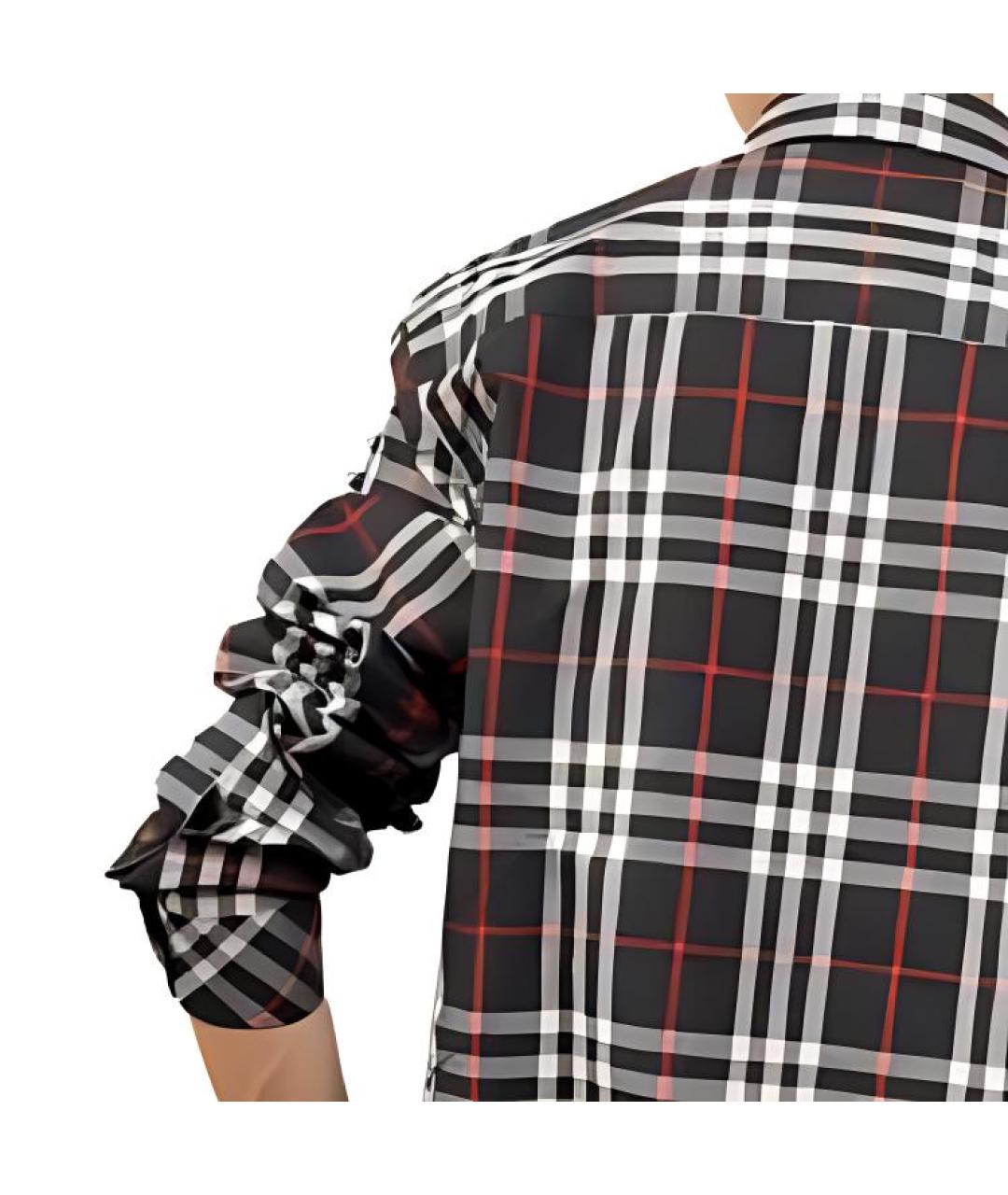 BURBERRY Мульти хлопковая кэжуал рубашка, фото 3