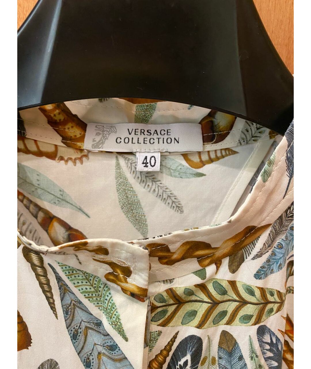 VERSACE COLLECTION Мульти хлопковое повседневное платье, фото 3