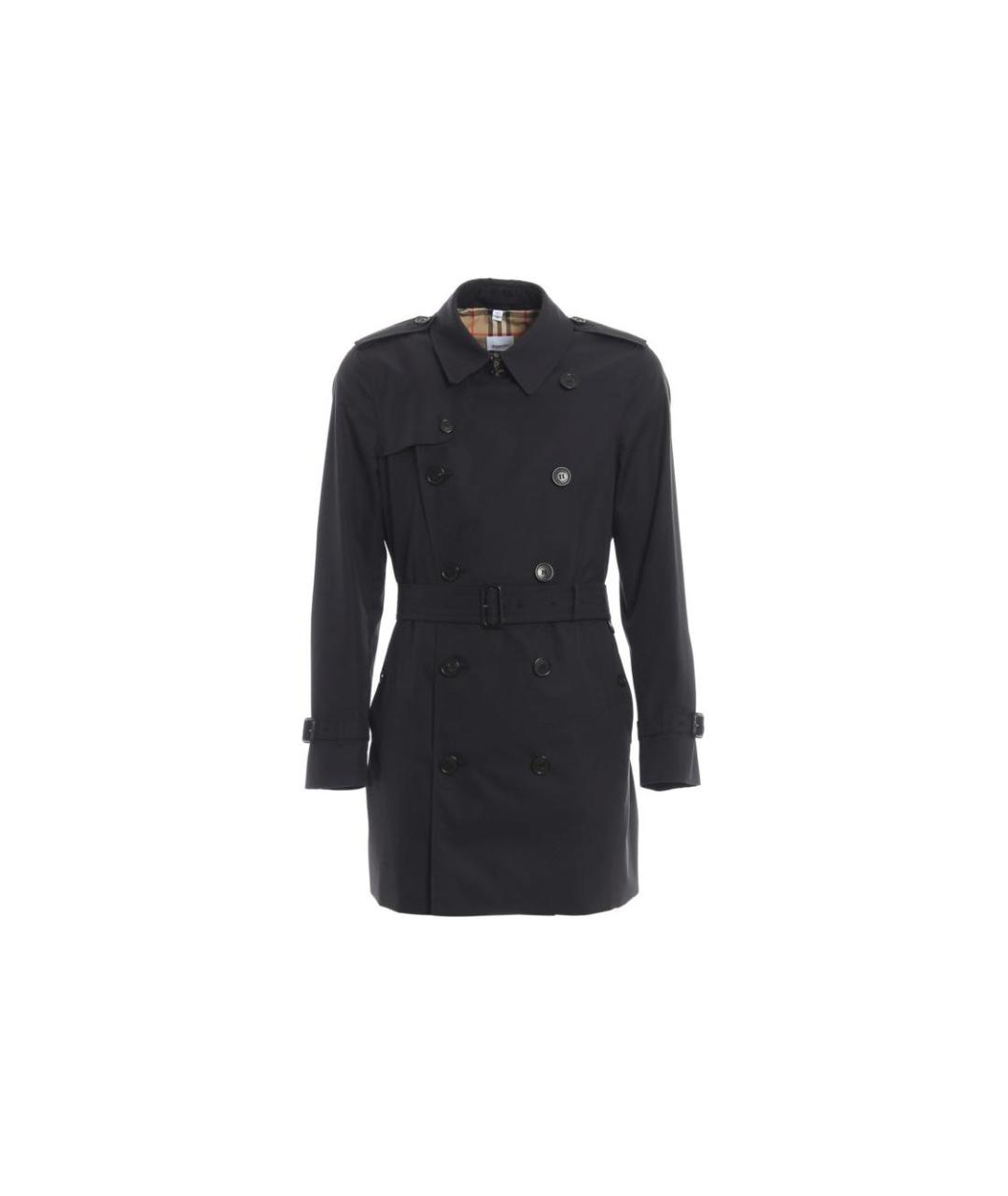 BURBERRY Черный тренч / плащ, фото 1