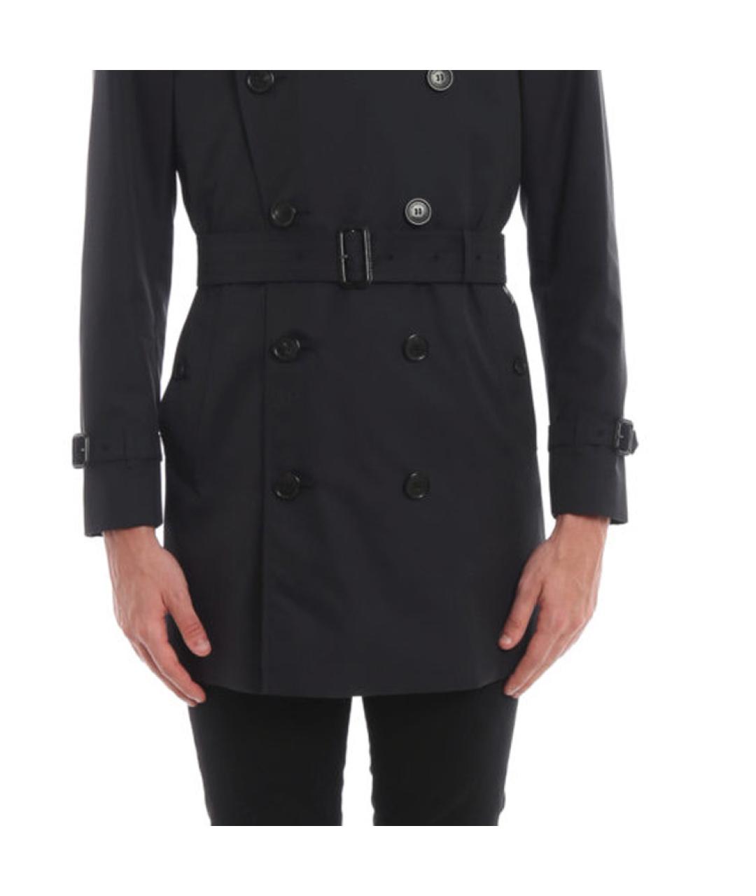 BURBERRY Черный тренч / плащ, фото 3