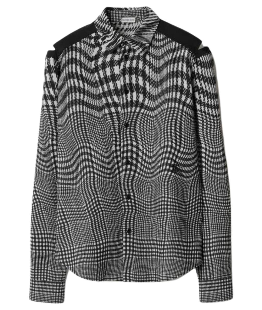 BURBERRY Мульти шерстяная кэжуал рубашка, фото 1