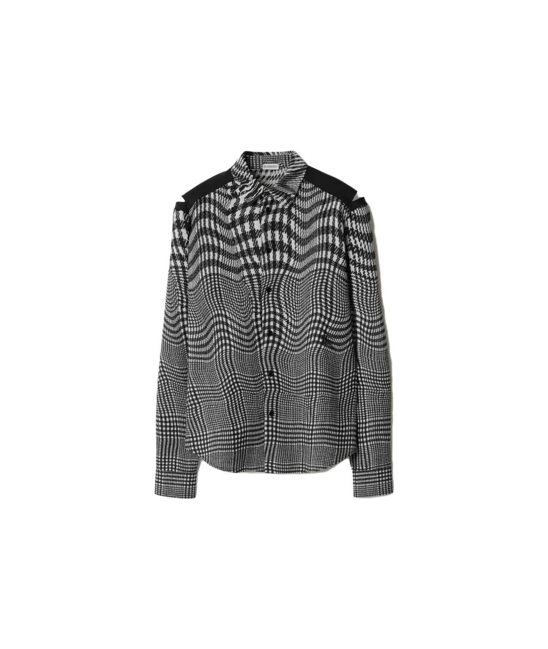 BURBERRY Мульти шерстяная кэжуал рубашка, фото 6