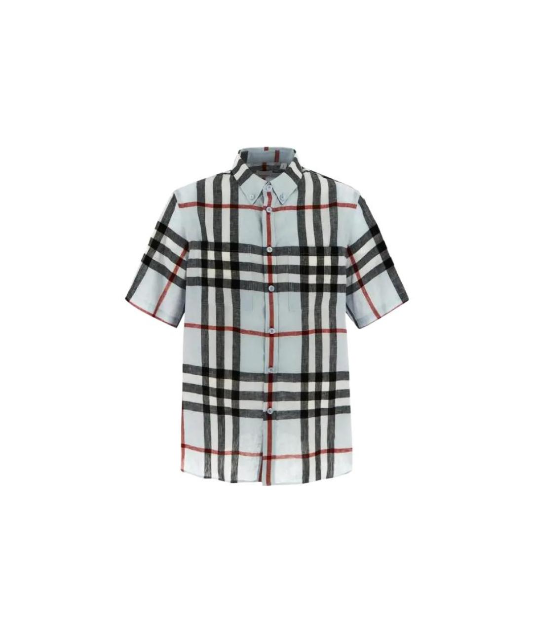 BURBERRY Мульти хлопковая кэжуал рубашка, фото 1