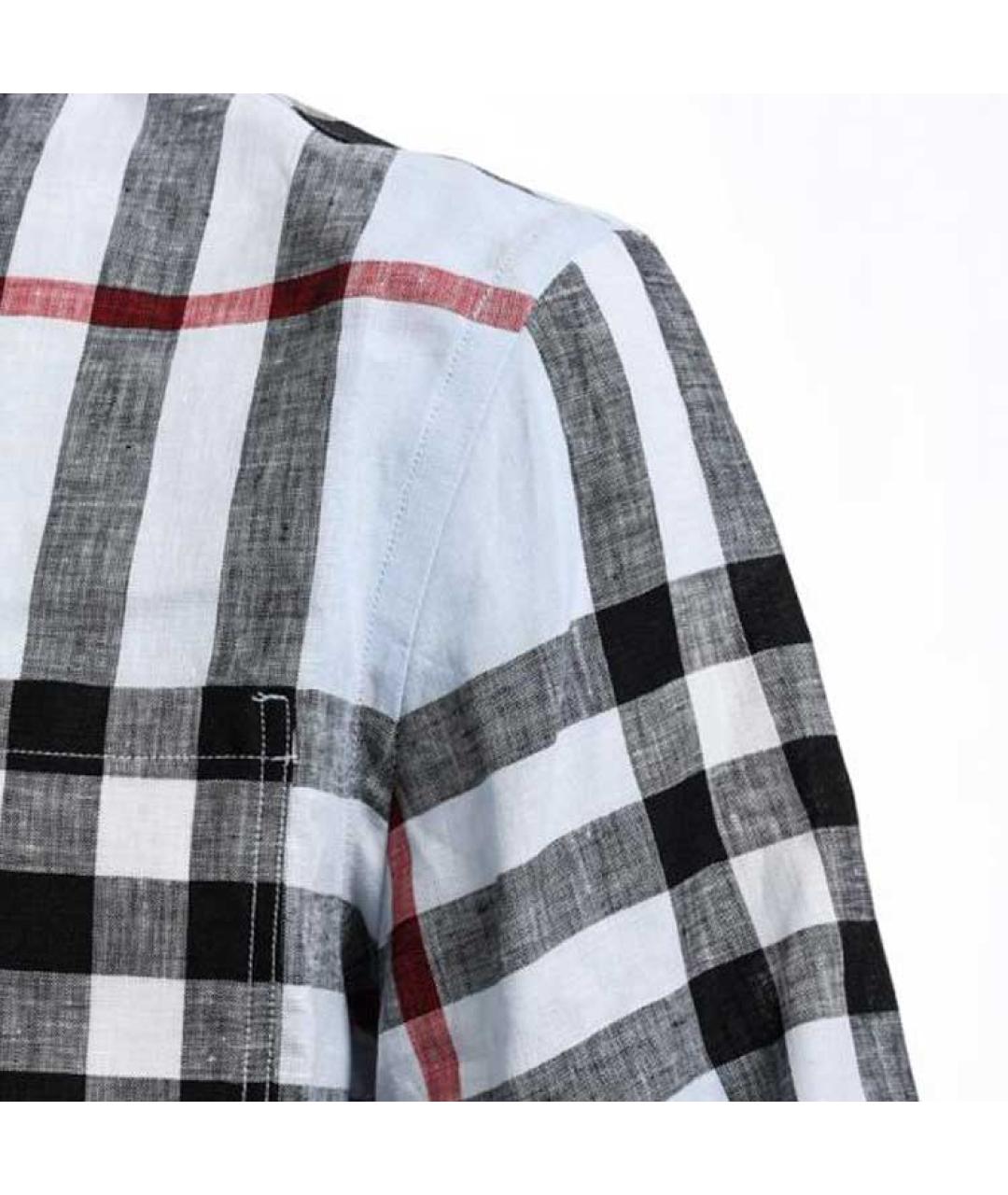 BURBERRY Мульти хлопковая кэжуал рубашка, фото 3