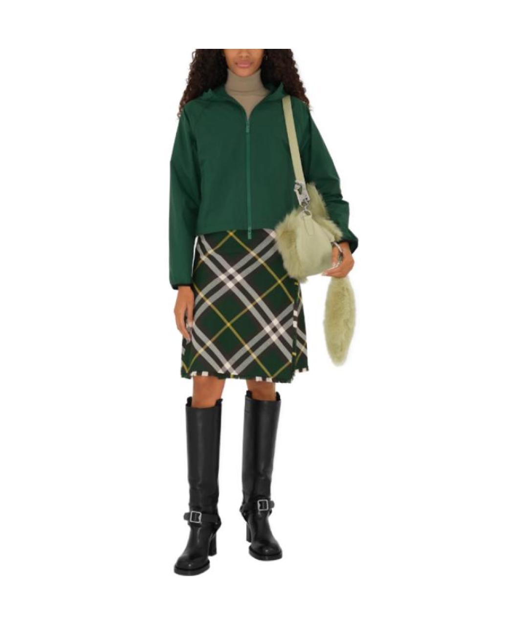 BURBERRY Зеленая куртка, фото 3