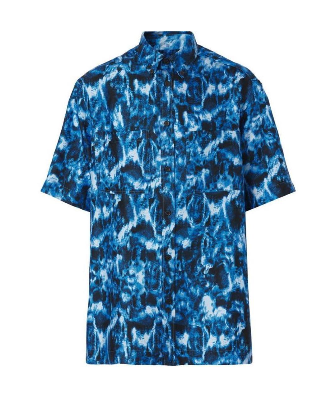 BURBERRY Синяя кэжуал рубашка, фото 1