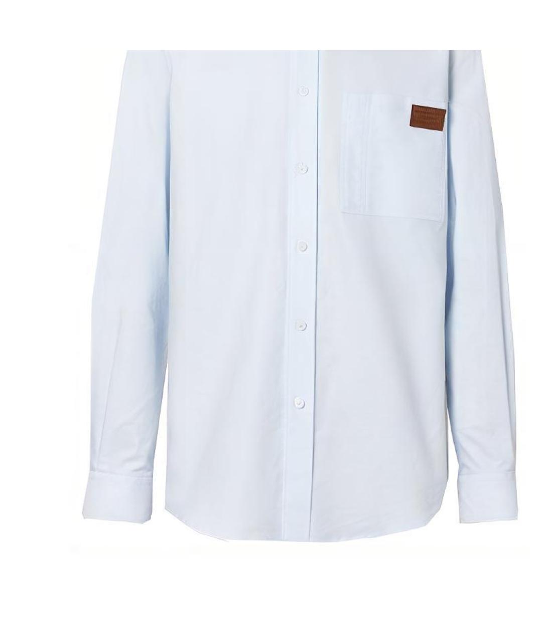 BURBERRY Голубая кэжуал рубашка, фото 3