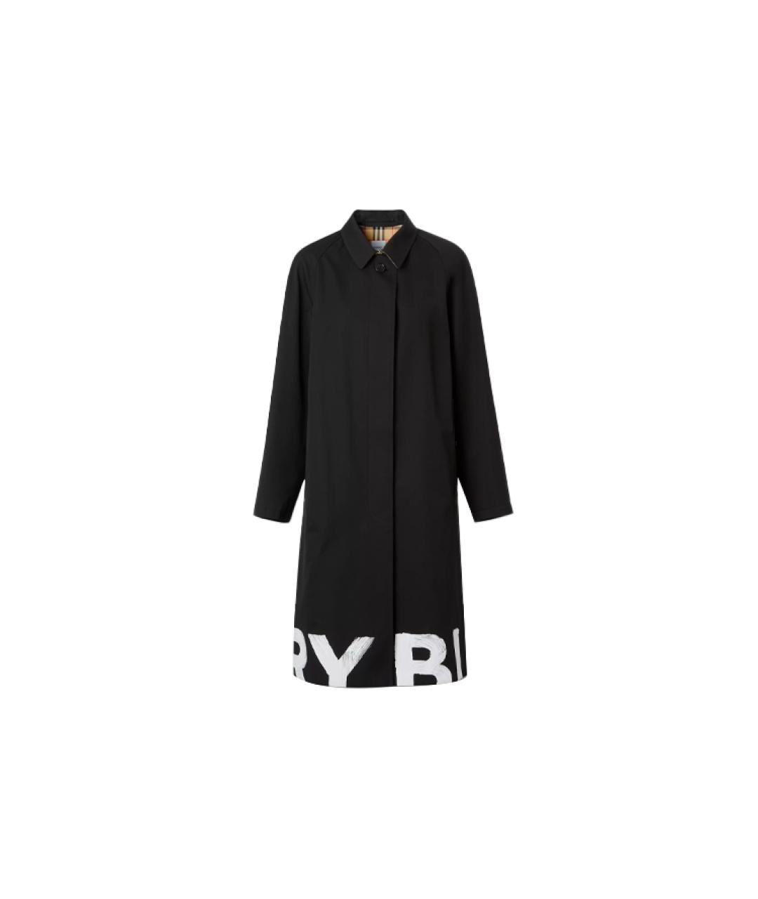 BURBERRY Черное пальто, фото 1