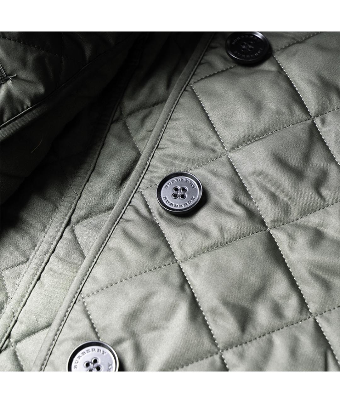BURBERRY Зеленая куртка, фото 6