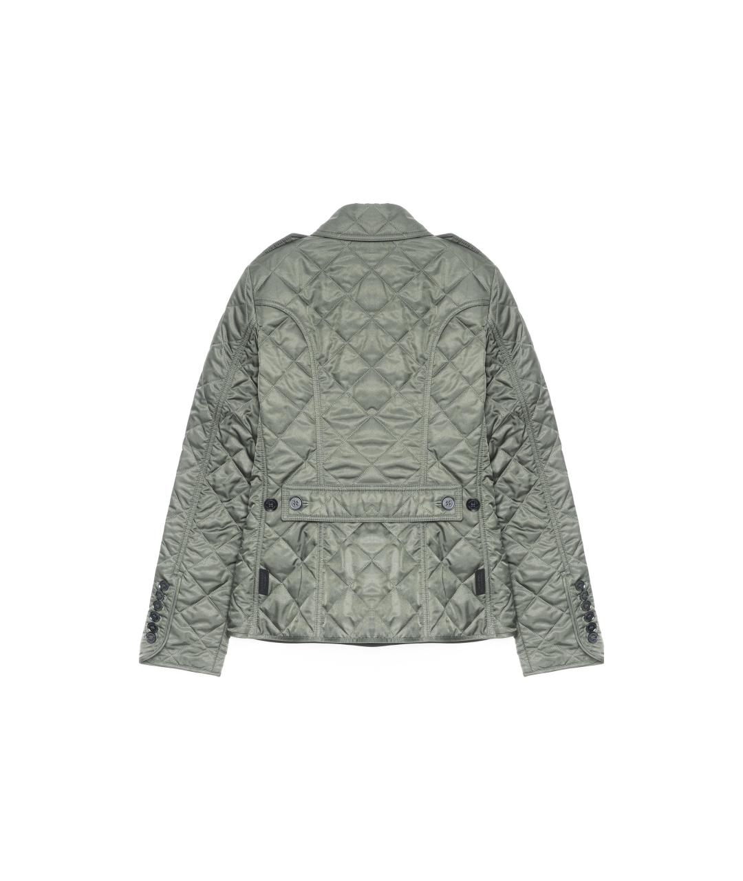 BURBERRY Зеленая куртка, фото 2