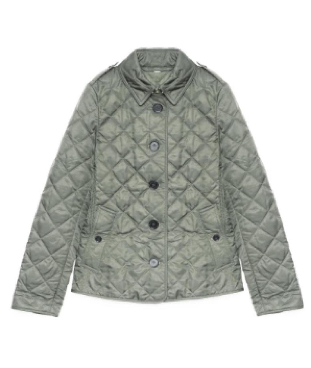 BURBERRY Зеленая куртка, фото 1