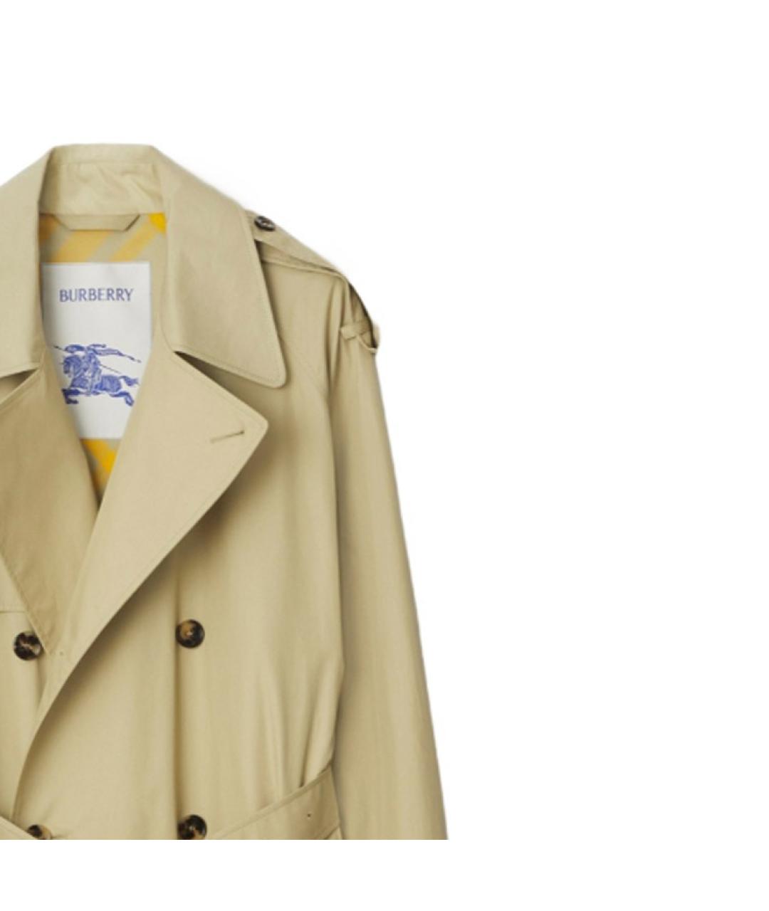 BURBERRY Бежевый тренч / плащ, фото 6