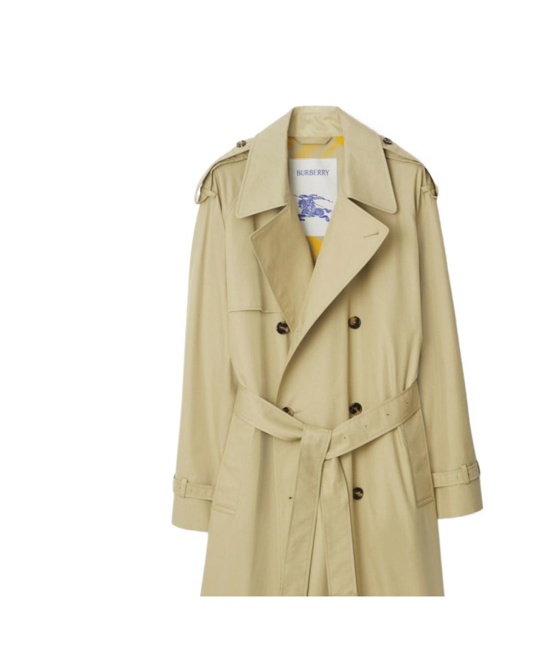 BURBERRY Бежевый тренч / плащ, фото 2